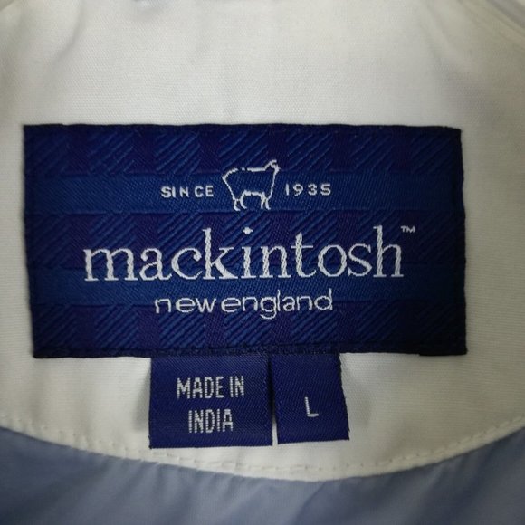 Mackintosh Womens Jacket Softshell Light Blue Lightweight Zip Front Pockets L - Picture 6 of 16